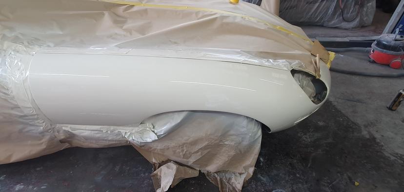 E-type Front Bumper Dent Repair 7